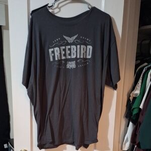 Oversized Lynyrd Skynryd Freebird Gray T-Shirt